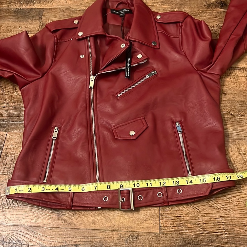 NWT Love Tree Faux Lether Jacket - Picture 5 of 7
